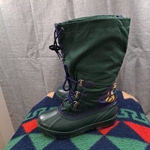 Sorel  Winter Snow Boots Womans Size 9 Teal Blue Green Purple